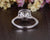 Cushion Cut Moissanite Engagement Ring, Classic Halo Design