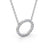 Circle Shaped Pendant 0.35ct