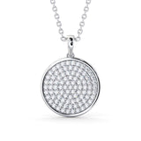 Circle Shaped Pendant 0.60ct
