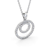 Circle Shaped Pendant 0.55ct