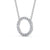 Circle Shaped Pendant 0.35ct