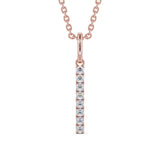 Drop Bar Pendant 0.20ct