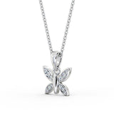 Drop Butterfly Pendant 0.20ct