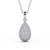 Drop Pavé Set Pendant 0.70ct