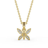 Drop Butterfly Pendant 0.20ct
