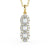 Drop Vintage Style Pendant 1.85ct