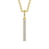Drop Bar Pendant 0.20ct