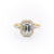 EMERALD CUT MOISSANITE ENGAGEMENT RING, SPLIT SHANK