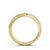 Half Eternity Ring, Round Cut Cross Over