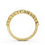 Half Eternity Ring, Round Cut Vintage Design