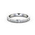 Half Eternity Ring, Round Cut