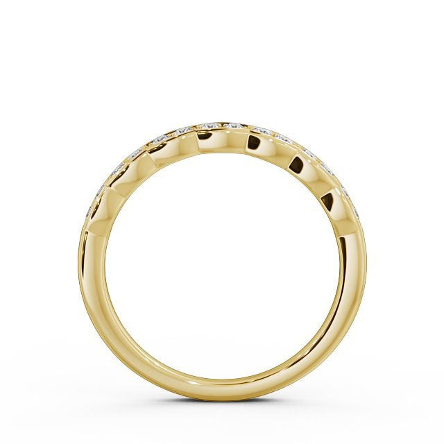 Half Eternity Ring, Round Cut Vintage Design