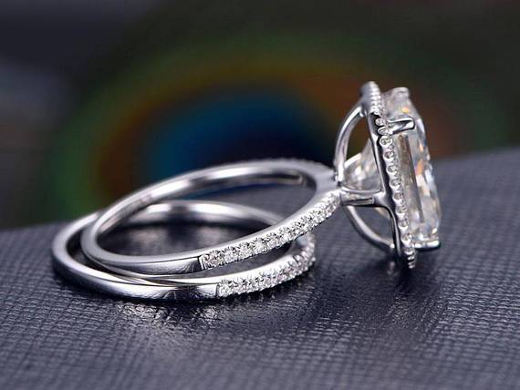 Forever Us Two Stone Bridal Ring Set SI1 G 1.30 Ct Round Diamond 14K Yellow  Gold | eBay