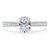 Oval Cut Moissanite Engagement Ring, Classic Style