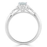 Oval Cut Moissanite Engagement Ring, Vintage Style