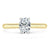 Oval Cut Moissanite Engagement Ring, Classic Design
