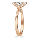 Marquise Cut Moissanite Engagement Ring, Classic Design