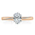 Oval Cut Moissanite Engagement Ring, Classic Style