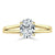 Oval Cut Moissanite Engagement Ring, Classic Style with Split Shank