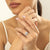 Heart Cut Moissanite Halo Engagement Ring