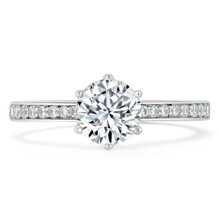 Moissanite tiffany setting hotsell