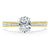 Oval Cut Moissanite Engagement Ring, Classic Style