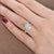 Classic Oval Cut Halo, Bridal Ring Set