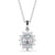 Oval Cut Classic Halo Pendant