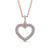 Heart Shaped Pendant 0.50ct