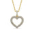 Heart Shaped Pendant 0.50ct