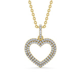 Heart Shaped Pendant 0.50ct