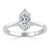 Marquise Cut Moissanite Engagement Ring, Classic Design