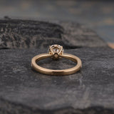 Round Cut Moissanite, Classic Design