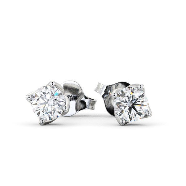 Flawless diamond deals stud earrings