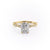 Radiant Cut Moissanite Engagement Ring, Vintage Design