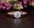 Round Cut Moissanite Engagement Ring, Unique Vintage Design
