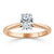 Oval Cut Moissanite Engagement Ring, Classic Design