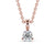 Round Cut Classic Solitaire Pendant