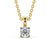 Round Cut Classic Solitaire Pendant
