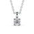 Round Cut Classic Solitaire Pendant