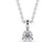 Round Cut Classic Solitaire Pendant