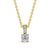 Round Cut Classic Solitaire Pendant