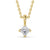 Princess Cut Classic Solitaire Pendant