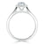 Round Cut Moissanite Halo Engagement Ring