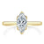 Marquise Cut Moissanite Engagement Ring, Classic Design