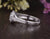 Round Cut Moissanite Cluster Engagement Ring, Vintage Design