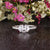 Oval Cut Moissanite Engagement Ring, Vintage Design