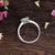 Oval Cut Moissanite Engagement Ring, Vintage Design
