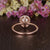 Oval Cut Moissanite Engagement Ring, Vintage Halo Design