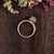 Oval Cut Moissanite Engagement Ring, Vintage Halo Design